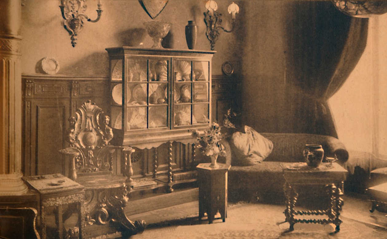 Røykerom ved den cubanske ambassaden i Brussel, Belgia, 1927. av Unbekannt