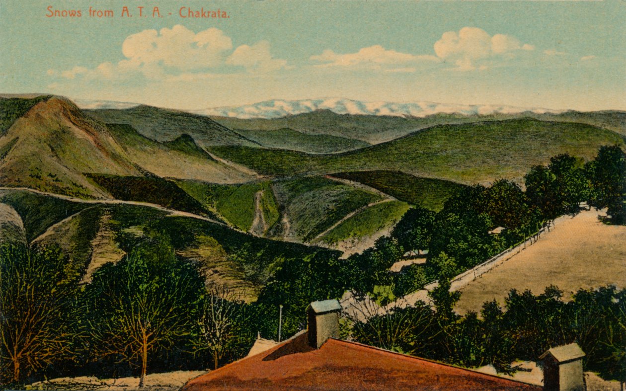 Snø fra A.T.A. Chakrata, c1938 av Unbekannt