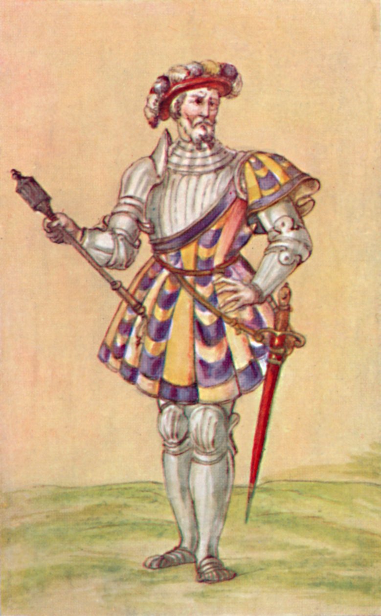 Soldater fra Tudor-perioden, c1500-tallet, 1903 av Unbekannt