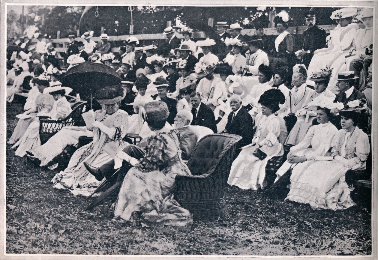 Noen av tilskuerne ved Guards Sports i Chelsea, 1906 av Unbekannt