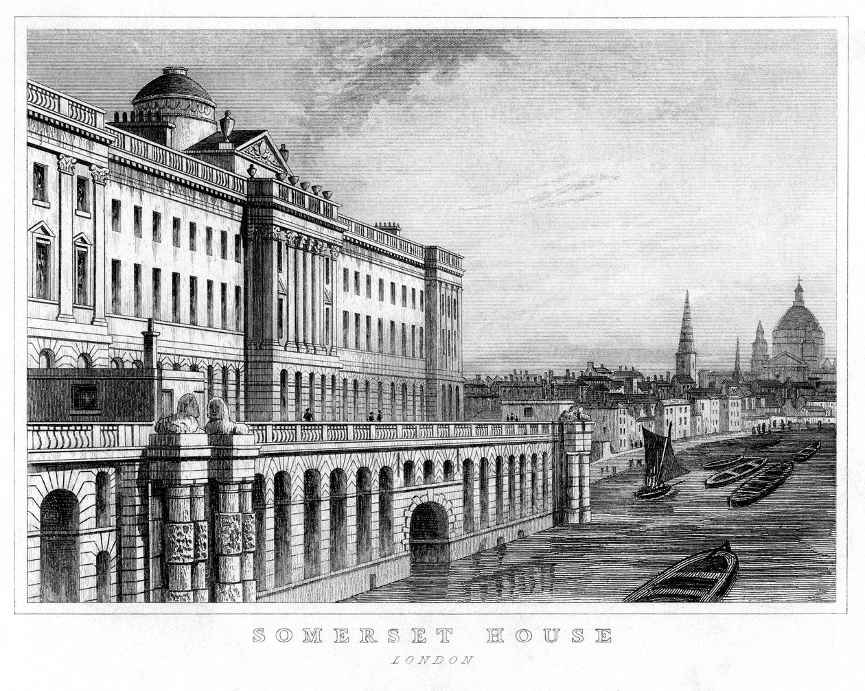Somerset House, Westminster, London av Unbekannt
