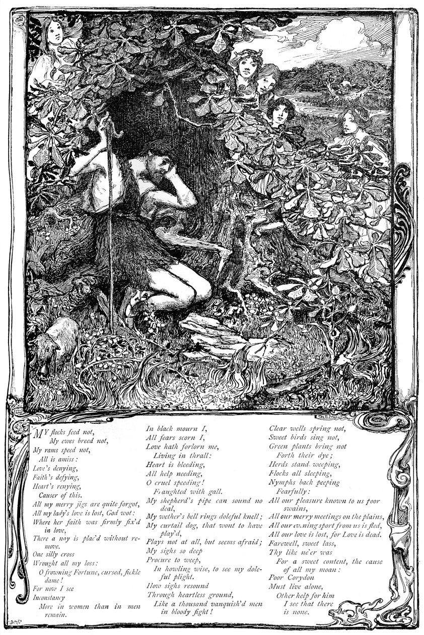 Sang fra Shakespeares The Passionate Pilgrim, 1895 av Unbekannt