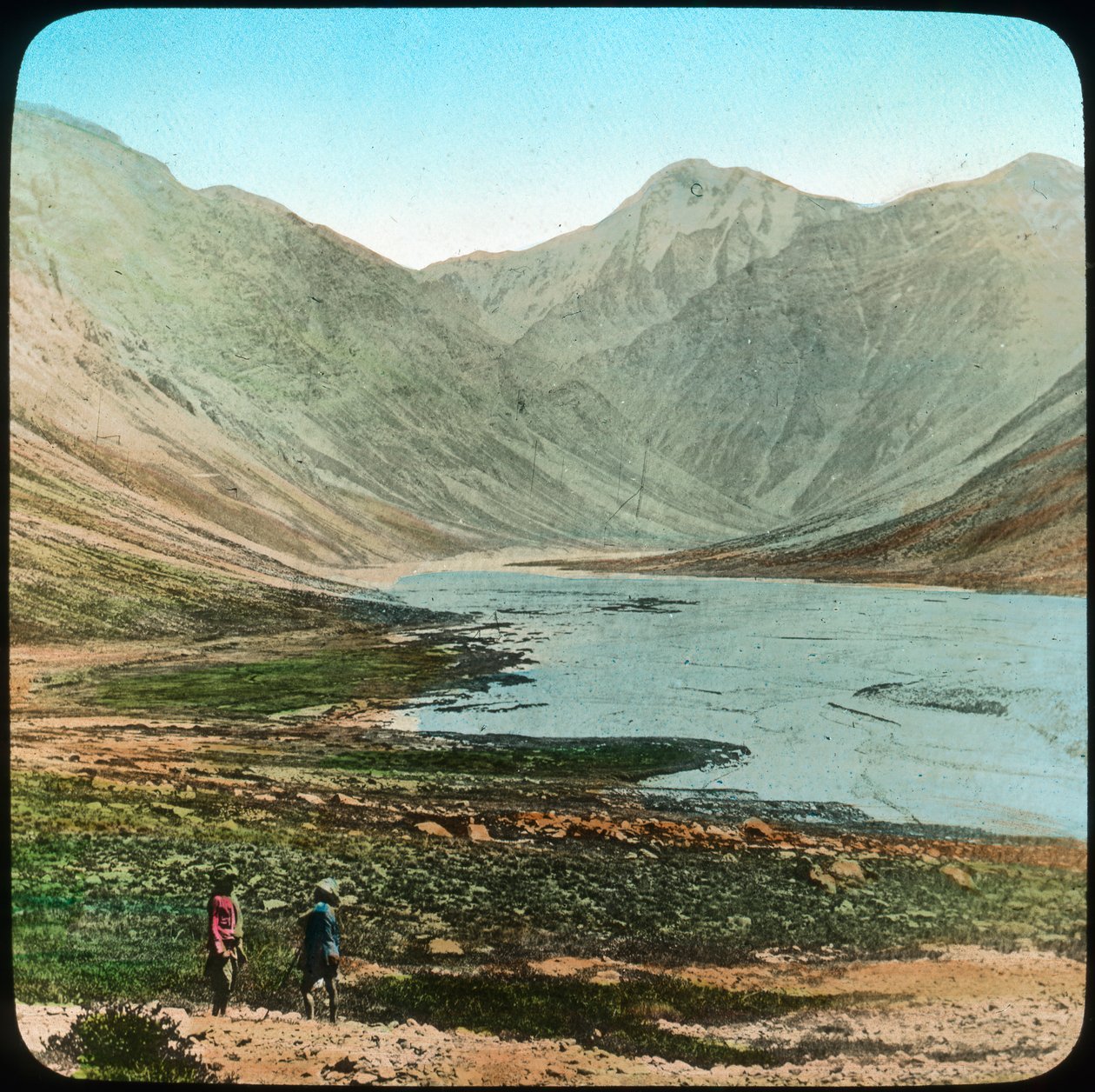 Kilde til Ganges, India, sent på 1800- eller begynnelsen av 1900-tallet av Unbekannt