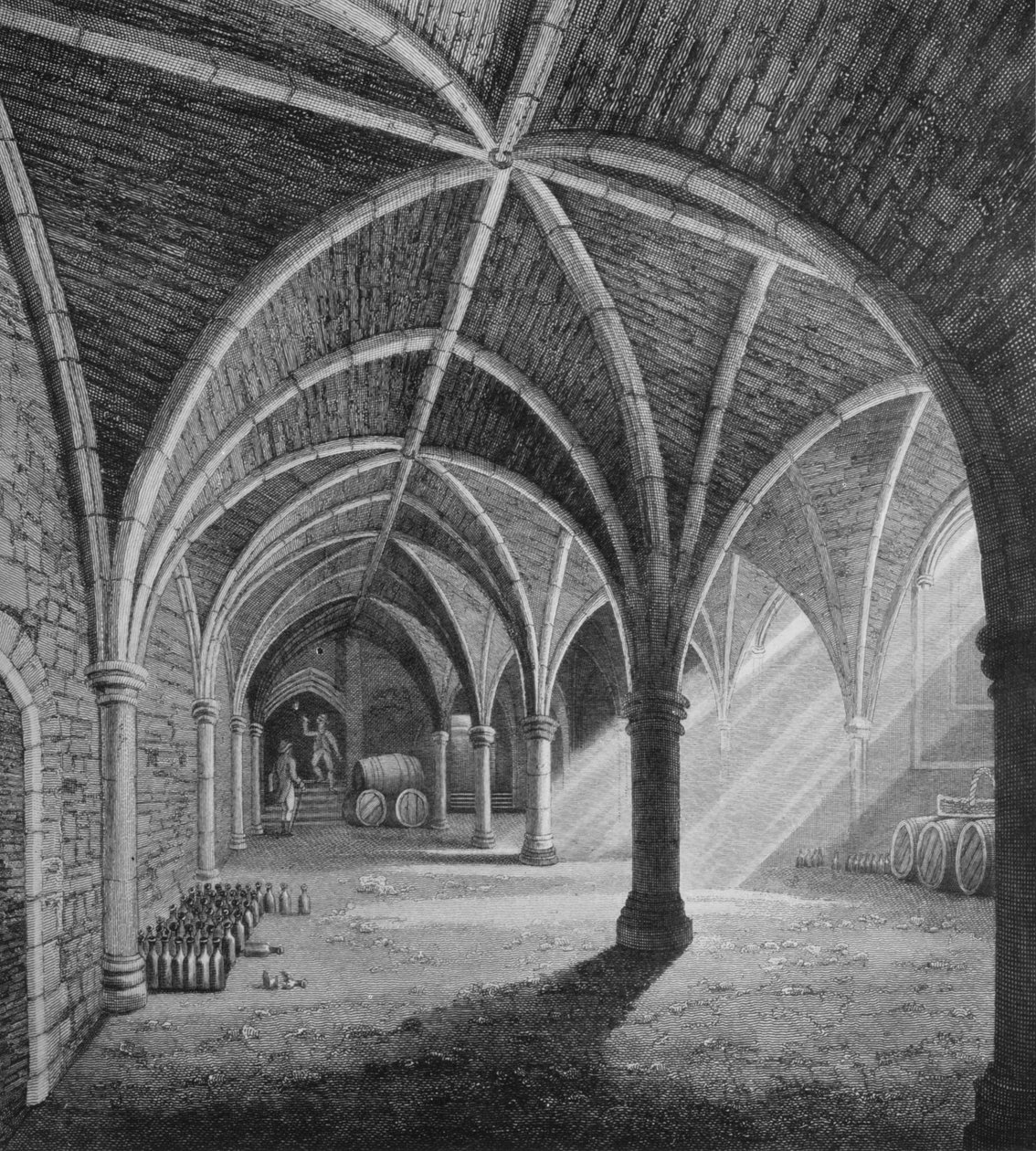 Sør-vest utsikt over Gerrards Hall, London, c1834 1906 av Unbekannt