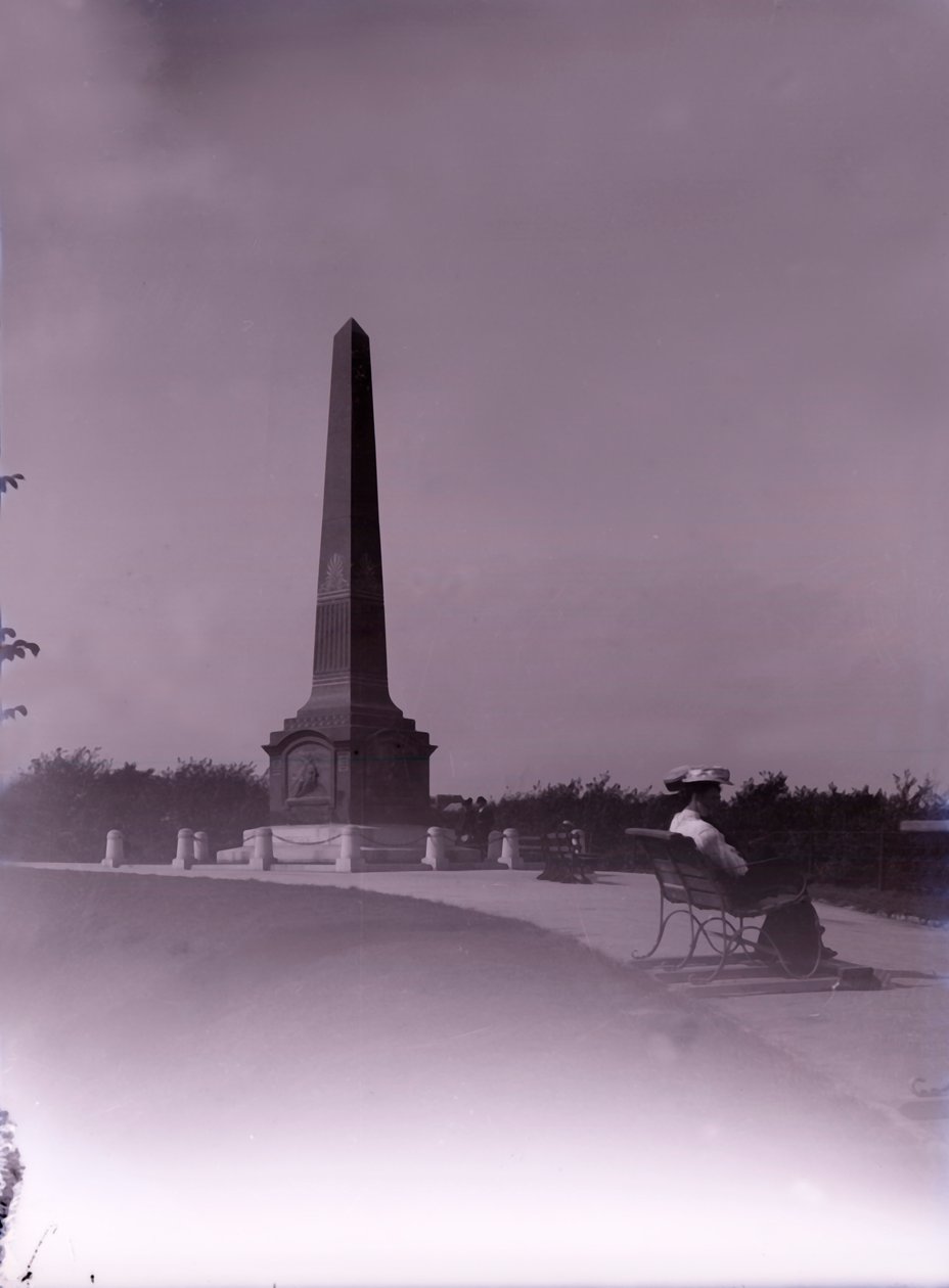 South African War Memorial, Plymouth, Devon, c1910. av Unbekannt