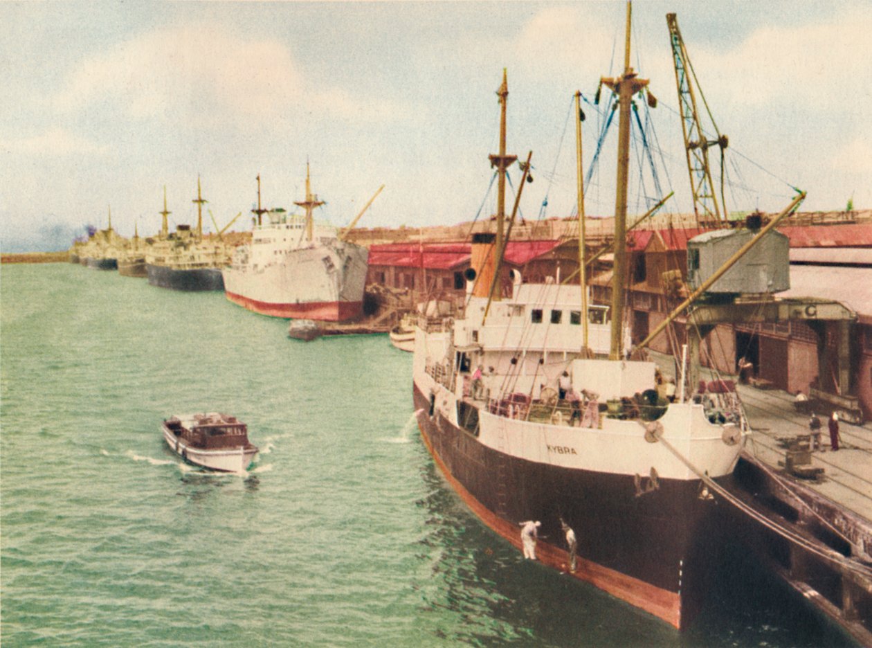 South Wharf, Fremantle, c1947. av Unbekannt