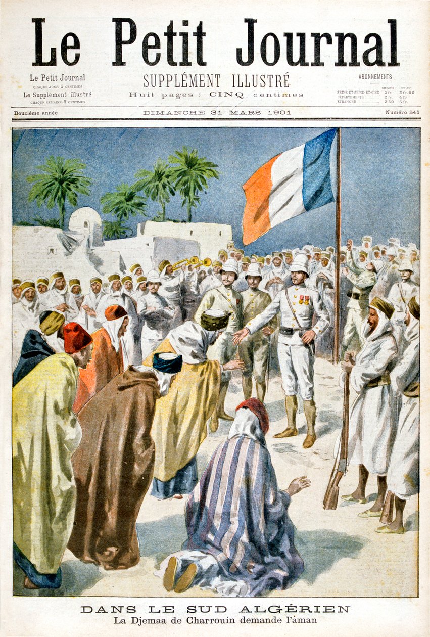 Sør for Algerie ber Djemaa de Charrouin om nåde, 1901 av Unbekannt