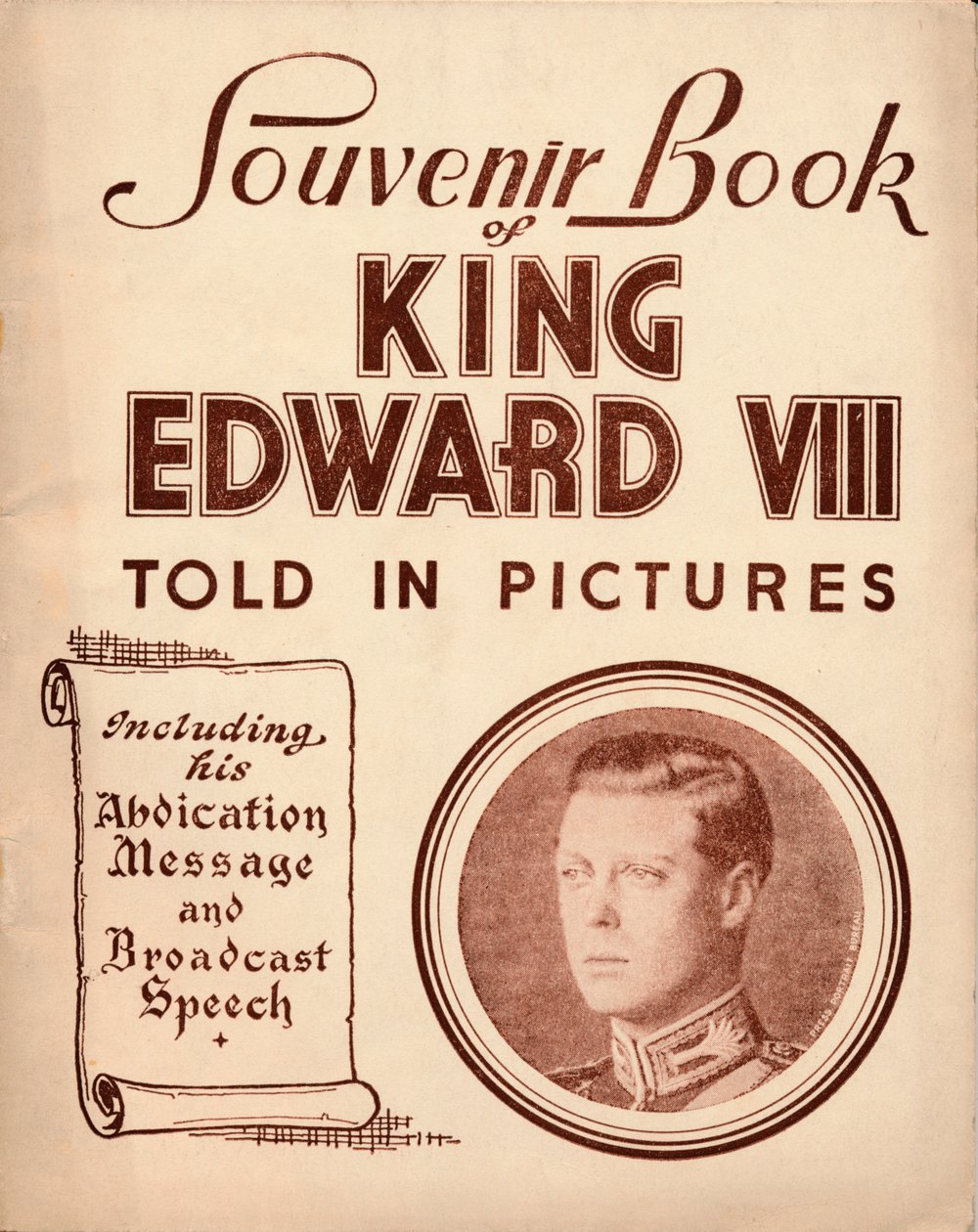 Souvenirbok til kong Edward VIII: Fortalt i bilder, 1937 av Unbekannt