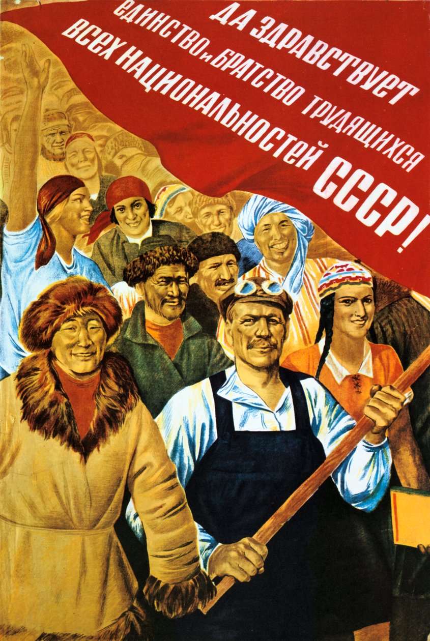 Sovjetisk politisk plakat, 1934 av Unbekannt