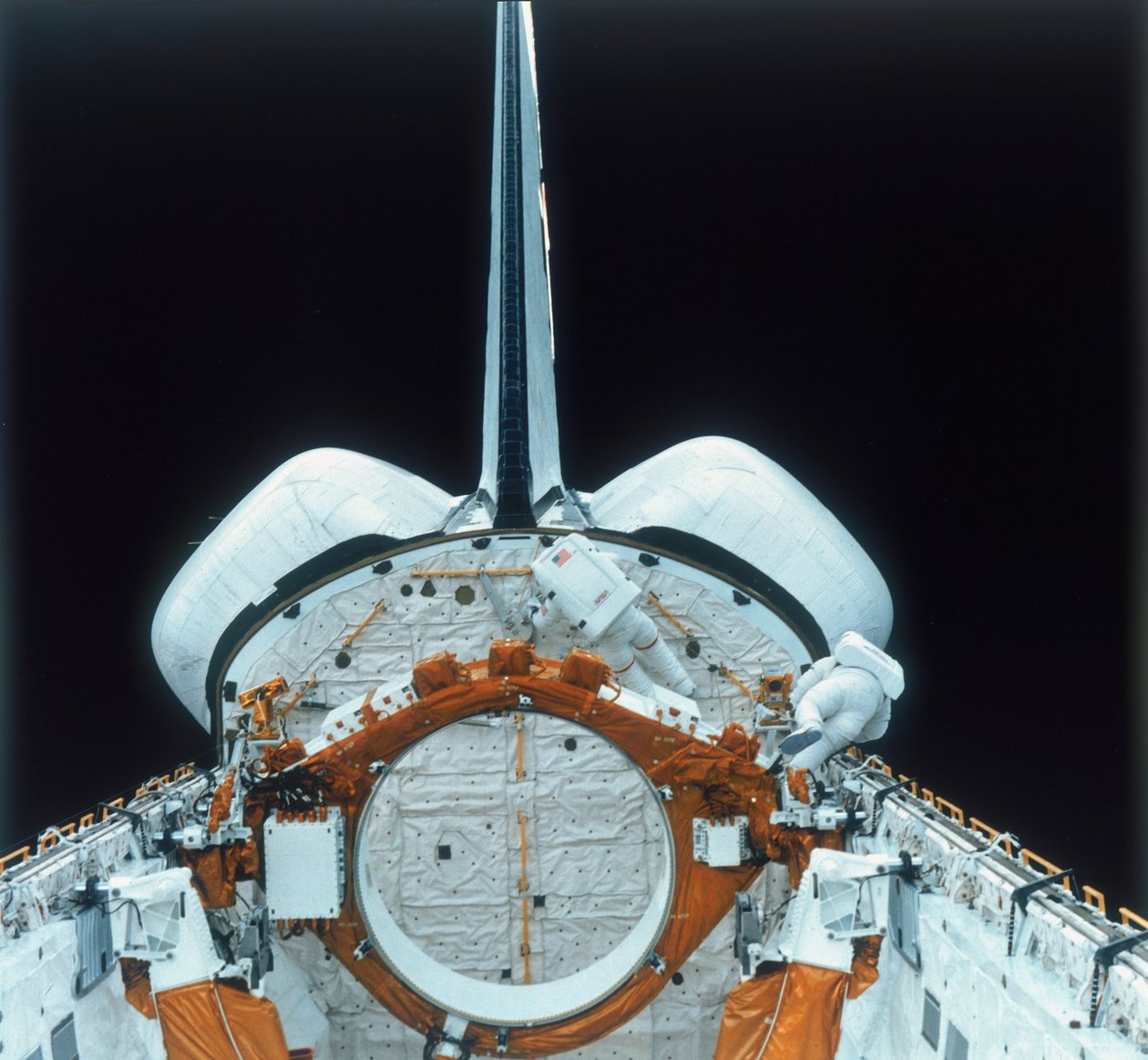 Romfergeastronaut på EVA, 1980-tallet av Unbekannt