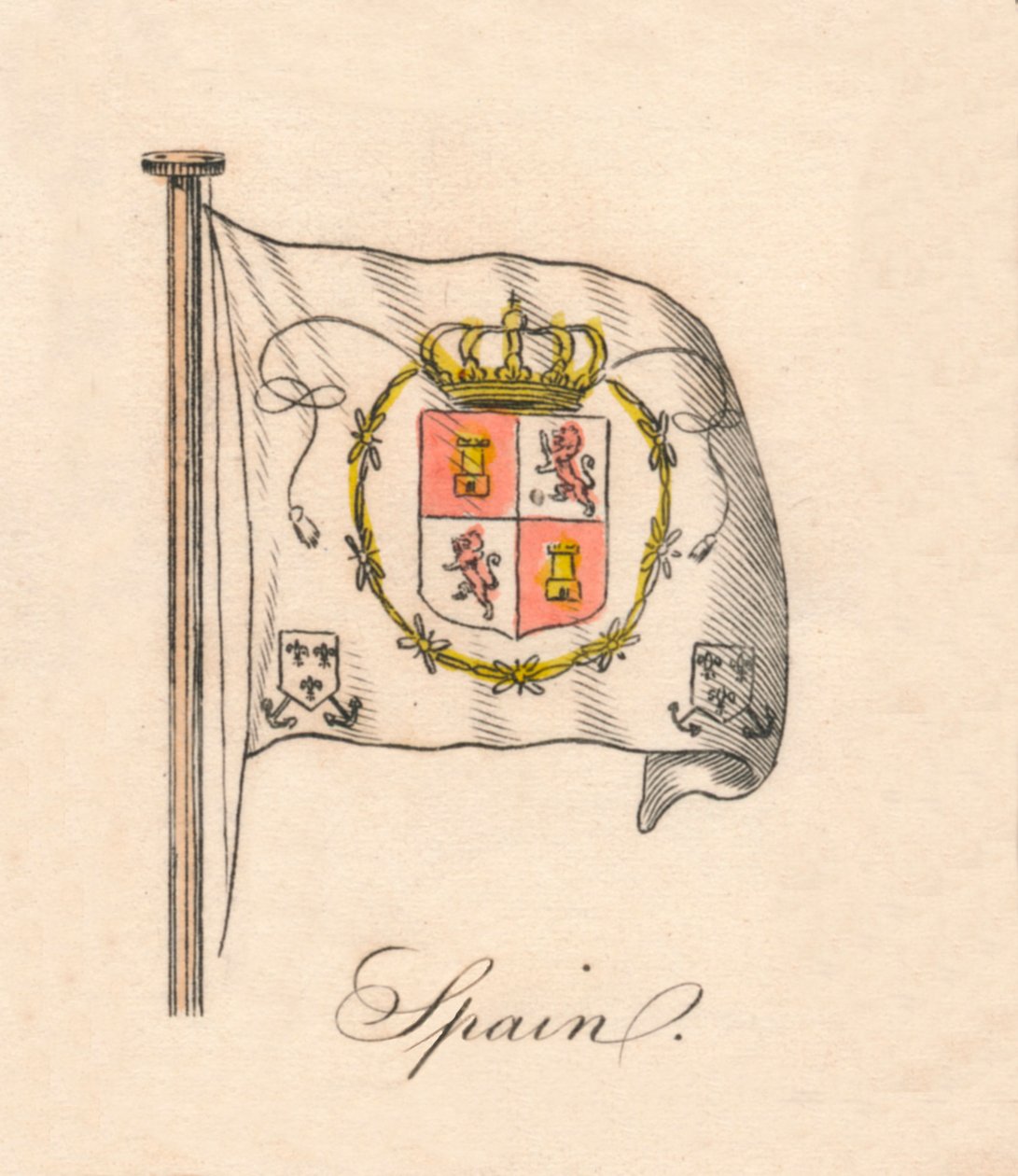 Spania, 1838 av Unbekannt
