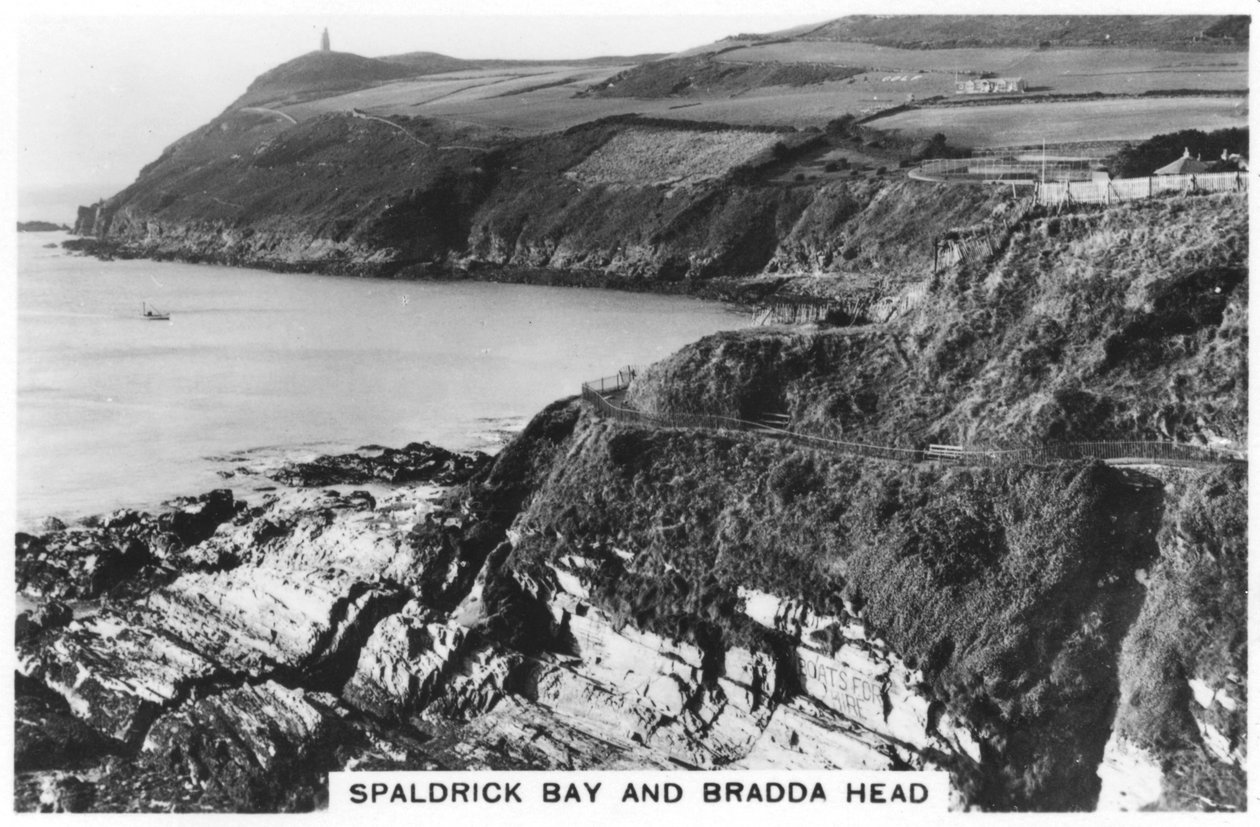 Spaldrick Bay og Bradda Head, Isle of Man, 1937 av Unbekannt