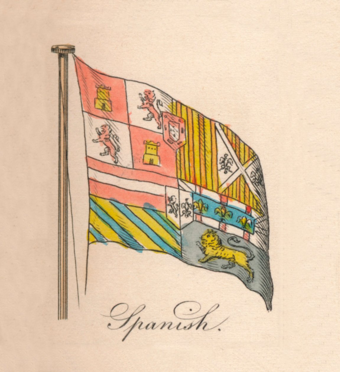 Spansk, 1838 av Unbekannt