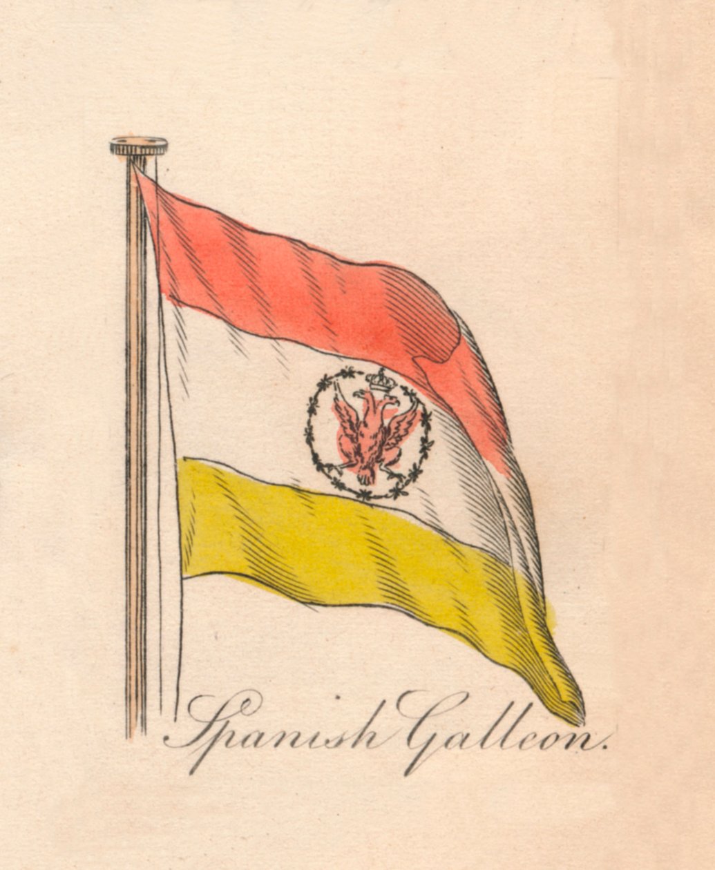 Spansk gallion, 1838 av Unbekannt