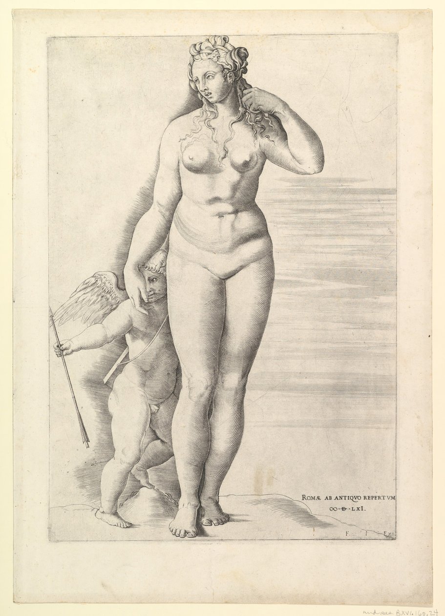 The Roman Mirror of Magnificence: Venus and Eros, 1561 av Unbekannt