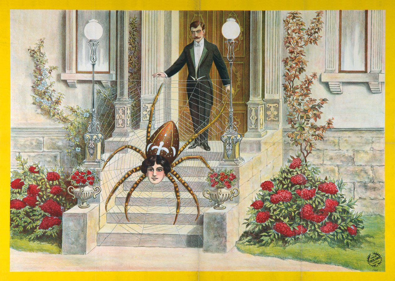 Spider-Woman-plakat, 1922 av Unbekannt
