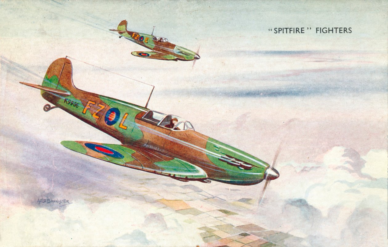Spitfire Fighters, c1940 av Unbekannt