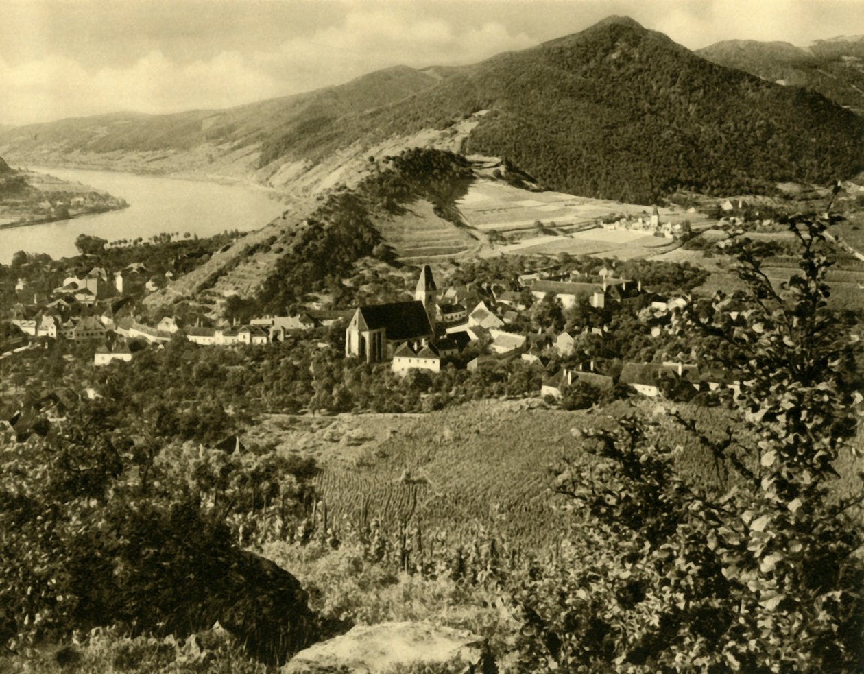 Spitz ved Donau, Wachau, Niederösterreich, c1935. av Unbekannt