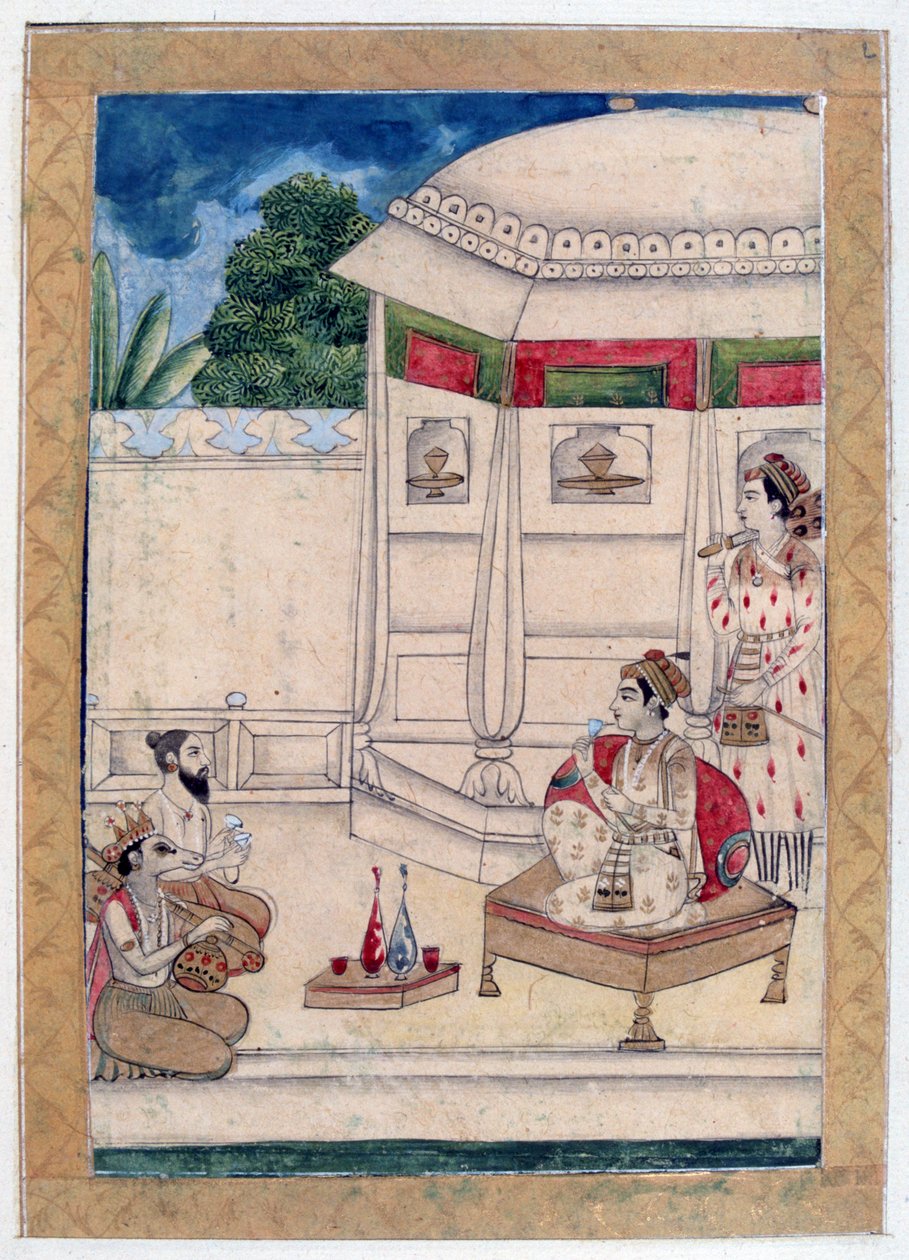 Sri Raga, Ragamala Album, School of Rajasthan, 1800-tallet av Unbekannt