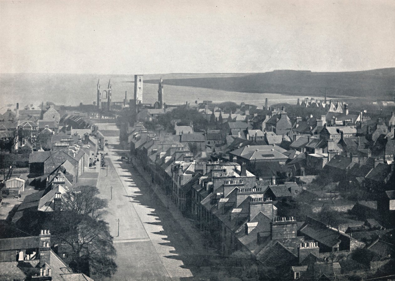St. Andrews - Utsikt over byen fra College Church Tower, 1895 av Unbekannt