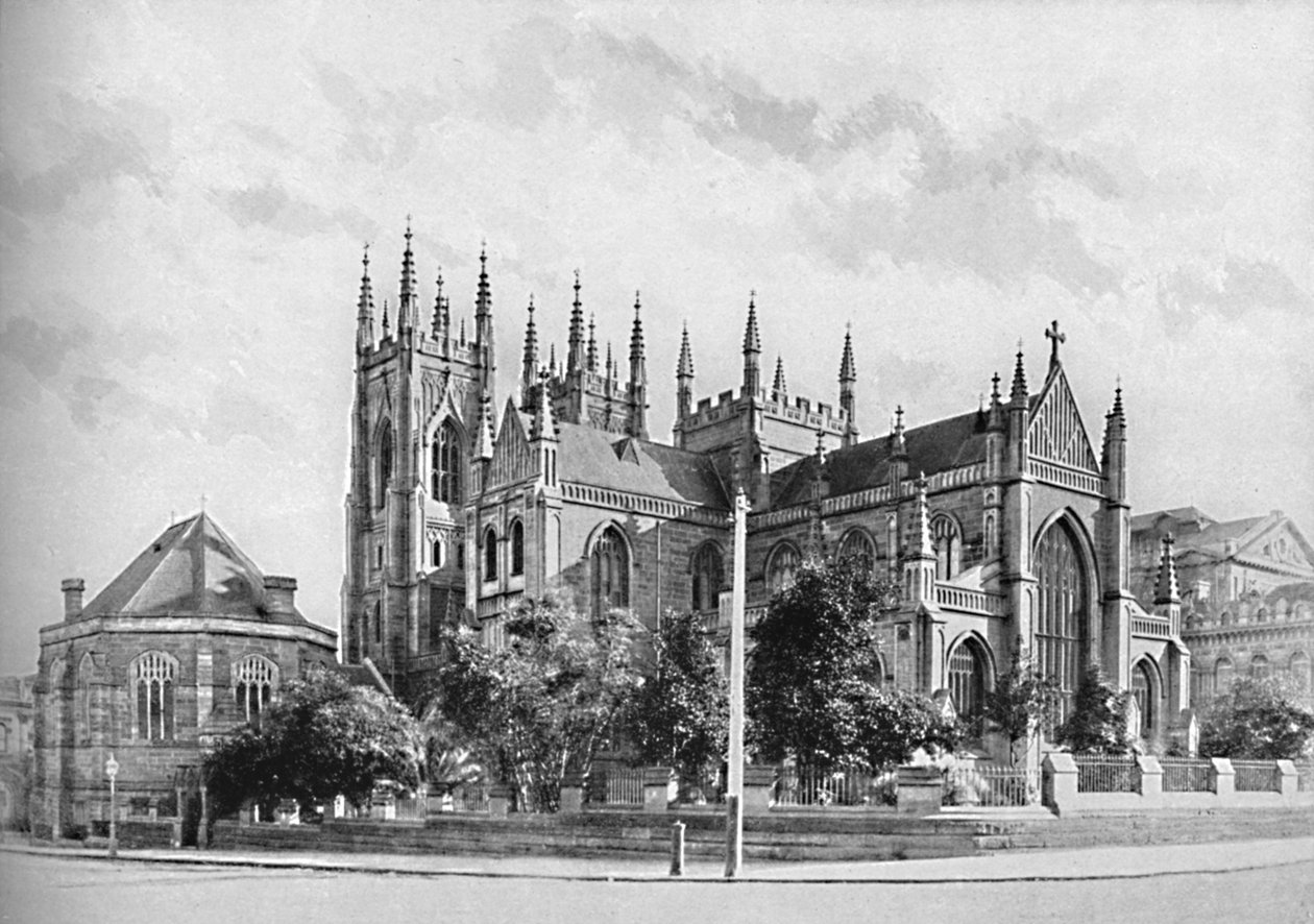 St. Andrews Cathedral, ca 1900. av Unbekannt