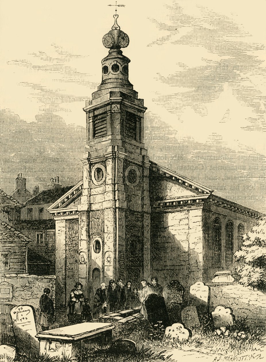 St. Annes, Soho, 1881. av Unbekannt