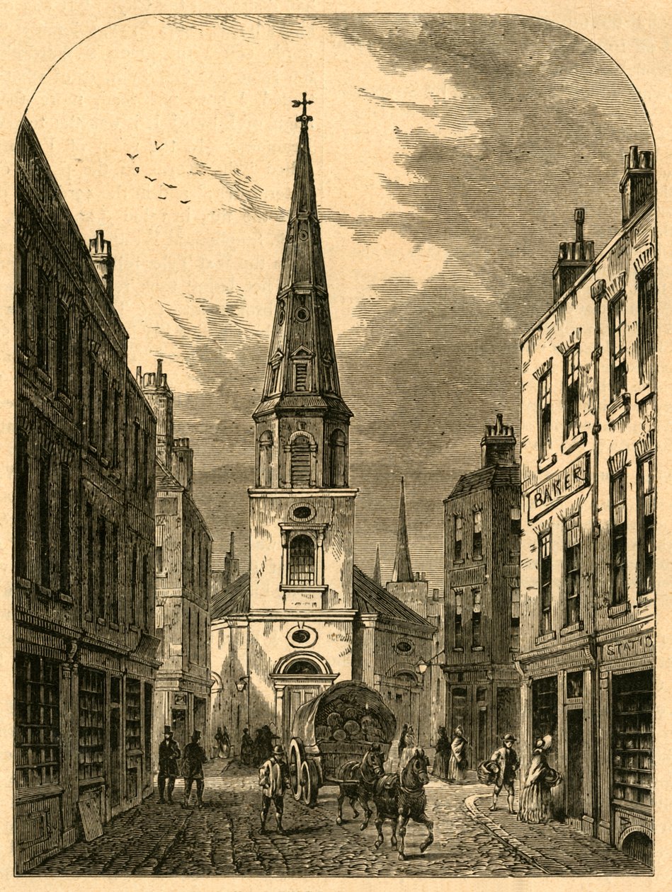 St. Antholins Church, Watling Street 1868, 1897. av Unbekannt