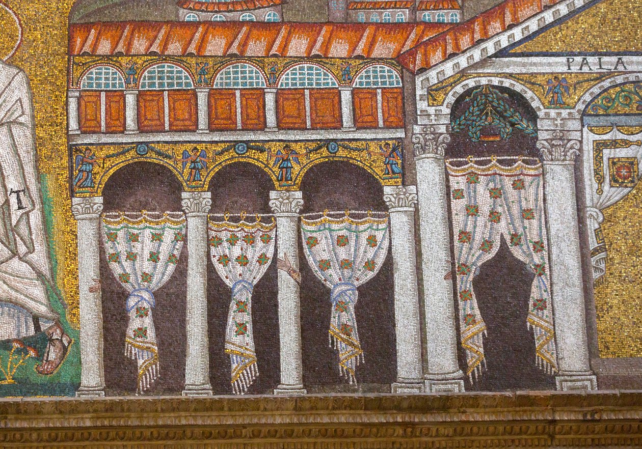St. Apollinare nye kirke, mosaikk, Ravenna, Italt (bilde) av Unbekannt
