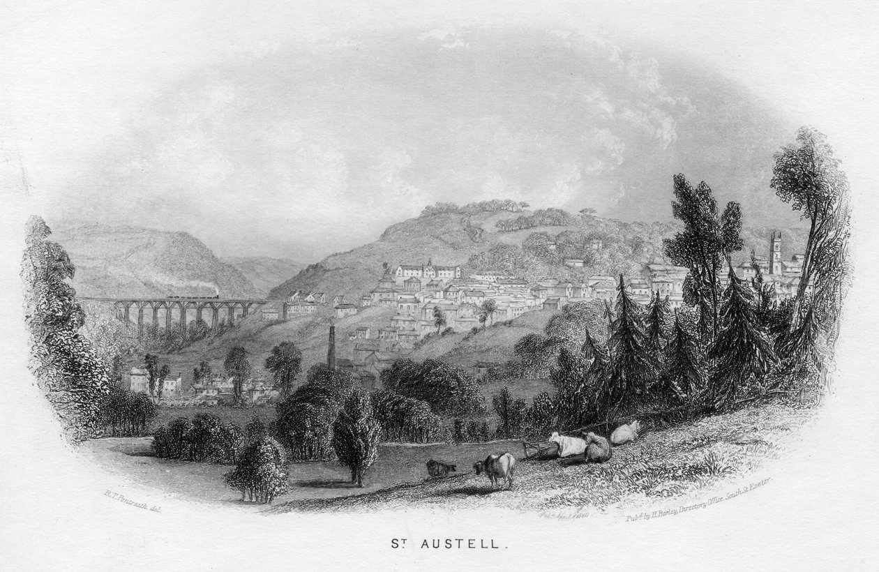 St Austell, 1860 av Unbekannt