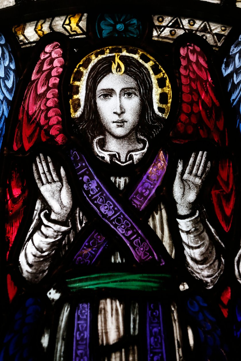St Barth's church - Glassmaleri - Seraphim, New York, USA av Unbekannt
