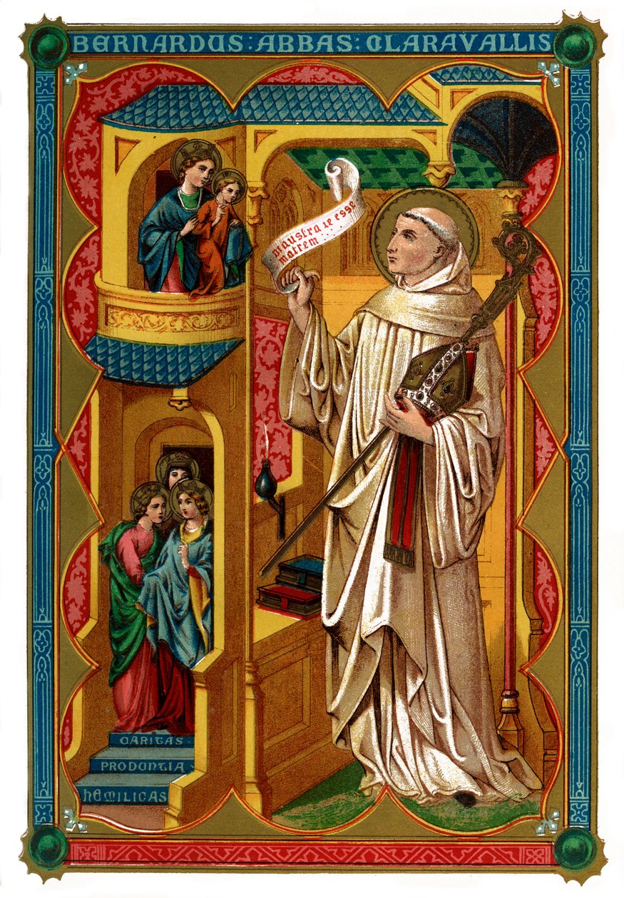 St Bernard, 1886 av Unbekannt