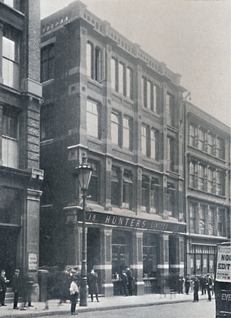 St. Bride Street Frontage, 1917 av Unbekannt