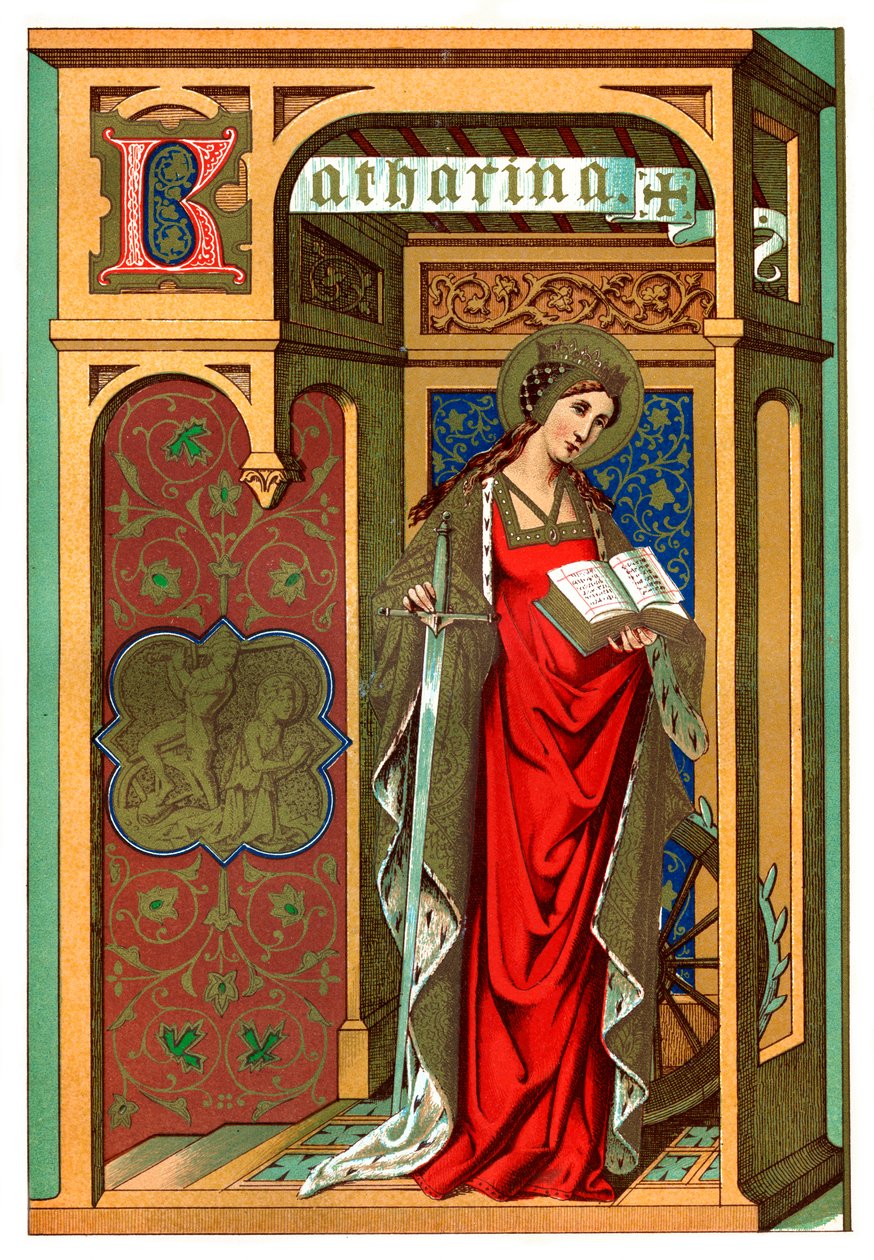 St Catherine, 1886 av Unbekannt