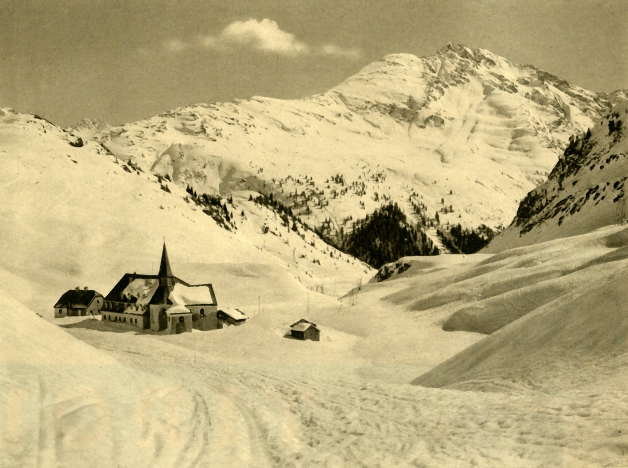 St Christoph am Arlberg, Østerrike, c1935. av Unbekannt