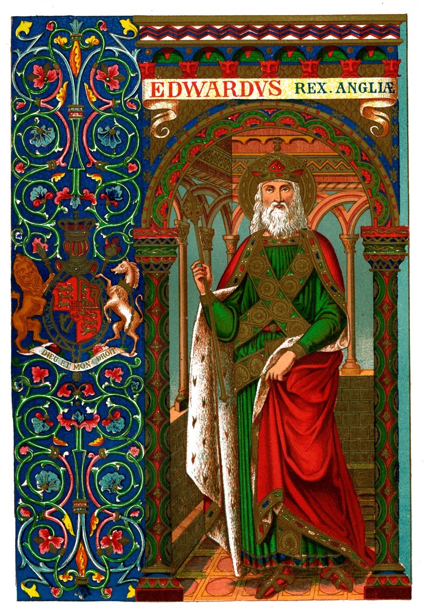 St Edward the Confessor, 1886 av Unbekannt