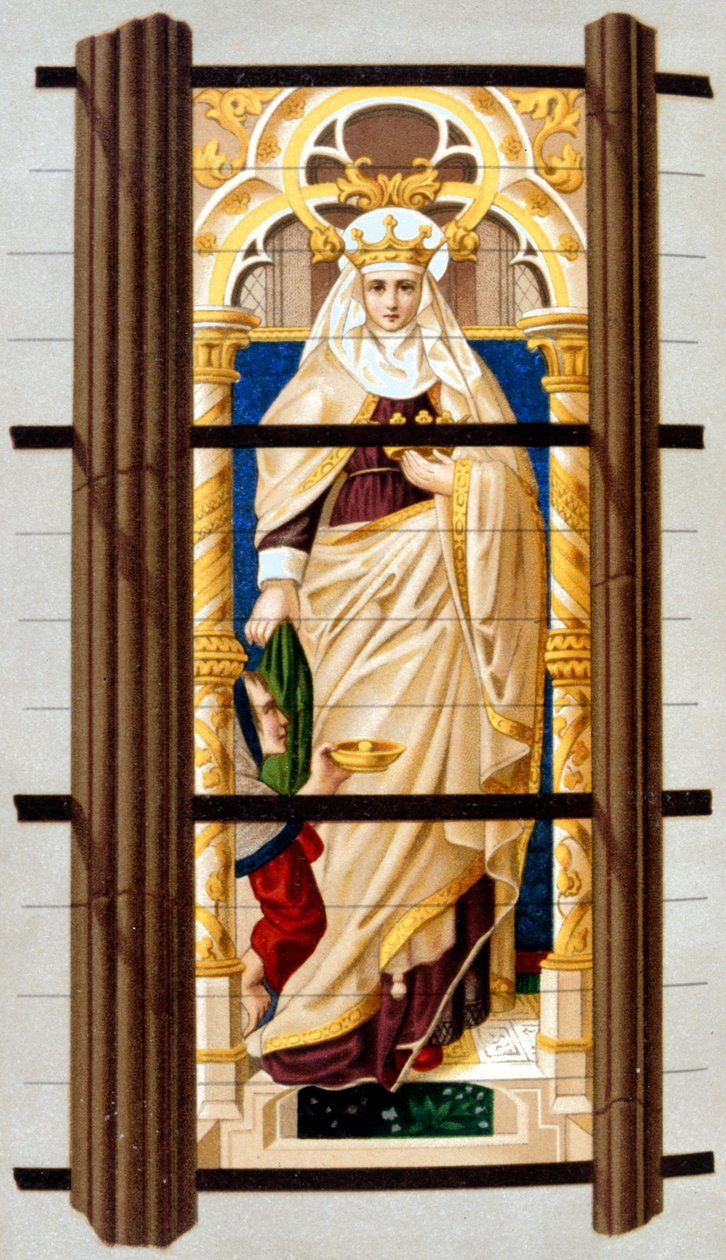 St Elizabeth av Ungarn, 1878 av Unbekannt