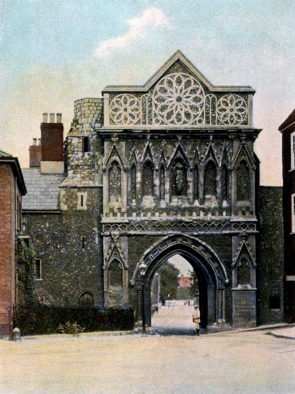 St Ethelbert Gate, Norwich, Norfolk, tidlig på 1900-tallet av Unbekannt