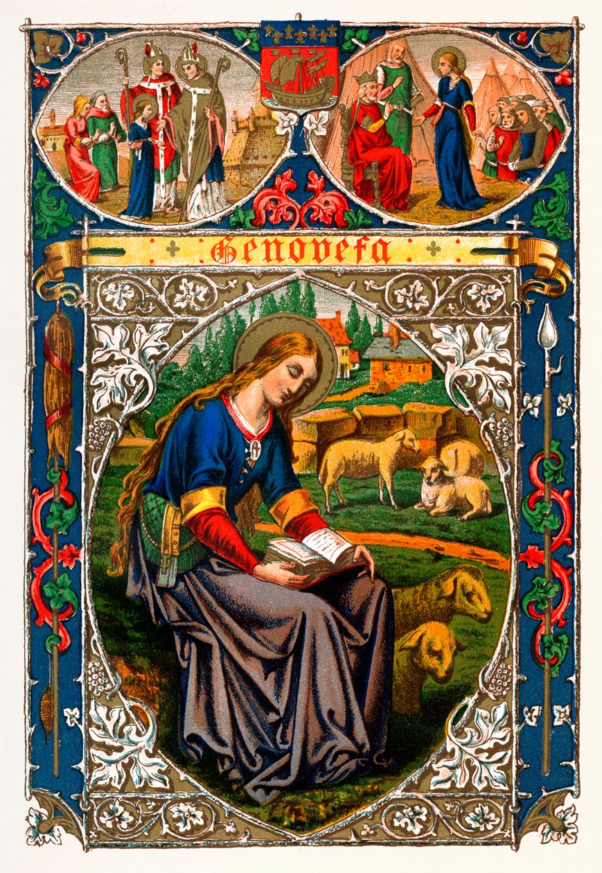 St Genevieve, 1886 av Unbekannt