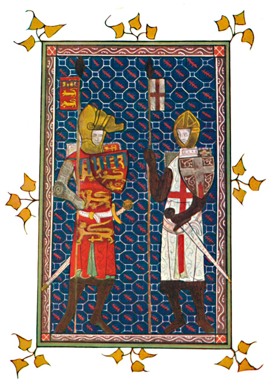 St. George og Plantagenet jarl av Lancaster, c1295, 1903 av Unbekannt