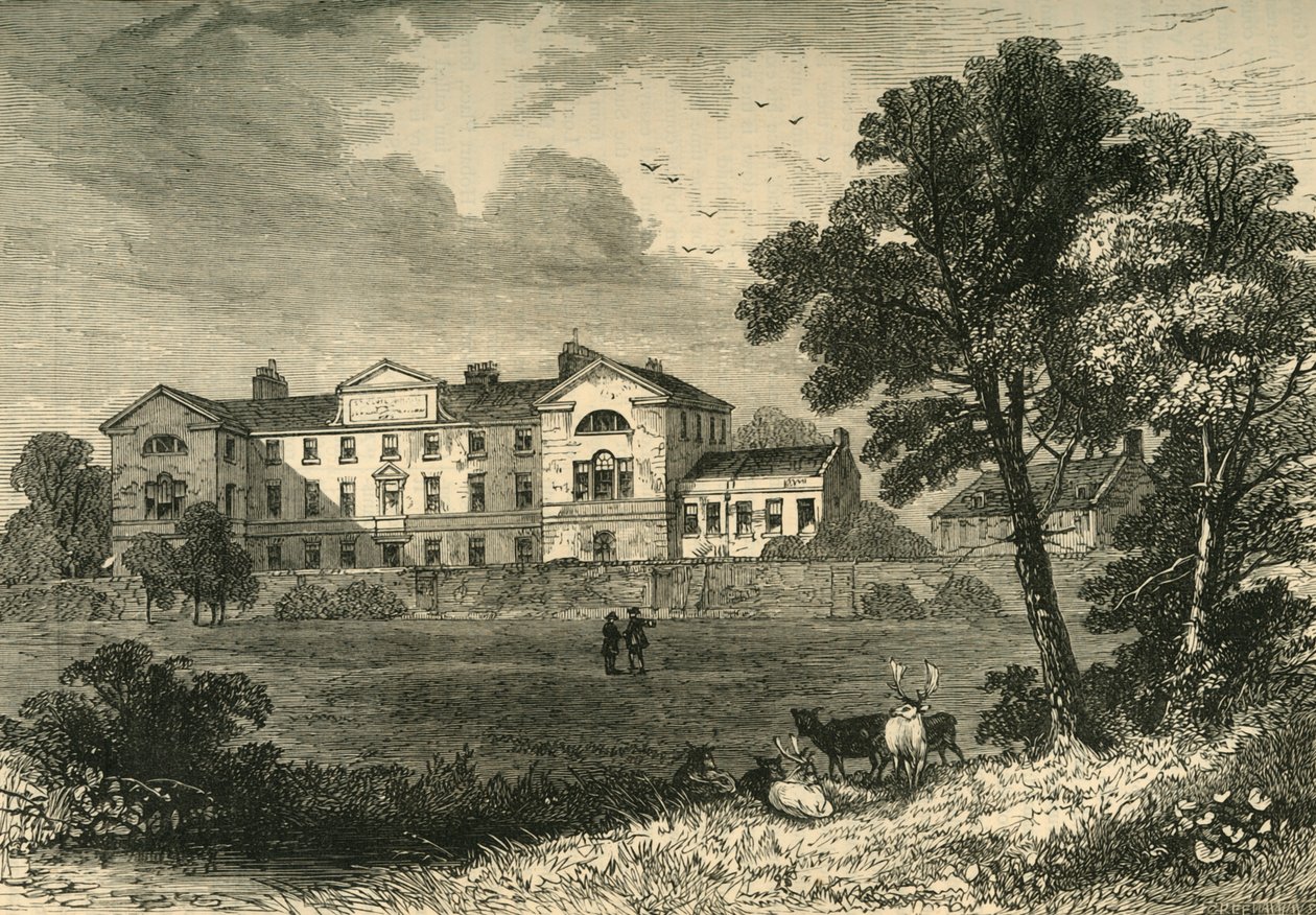 St. Georges Hospital, 1745, c1876. av Unbekannt