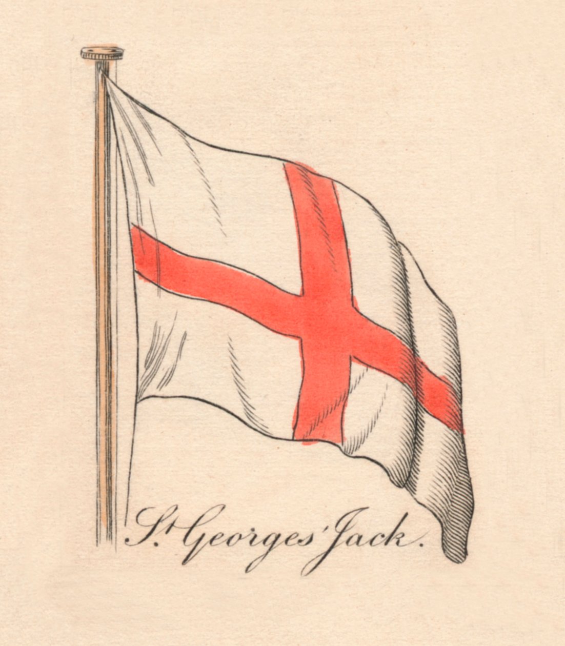 St. Georges Jack, 1838 av Unbekannt