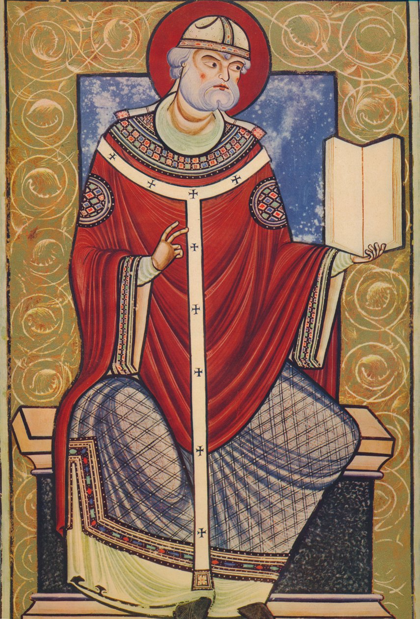 St. Gregory The Great, 1100-tallet, 1939. av Unbekannt