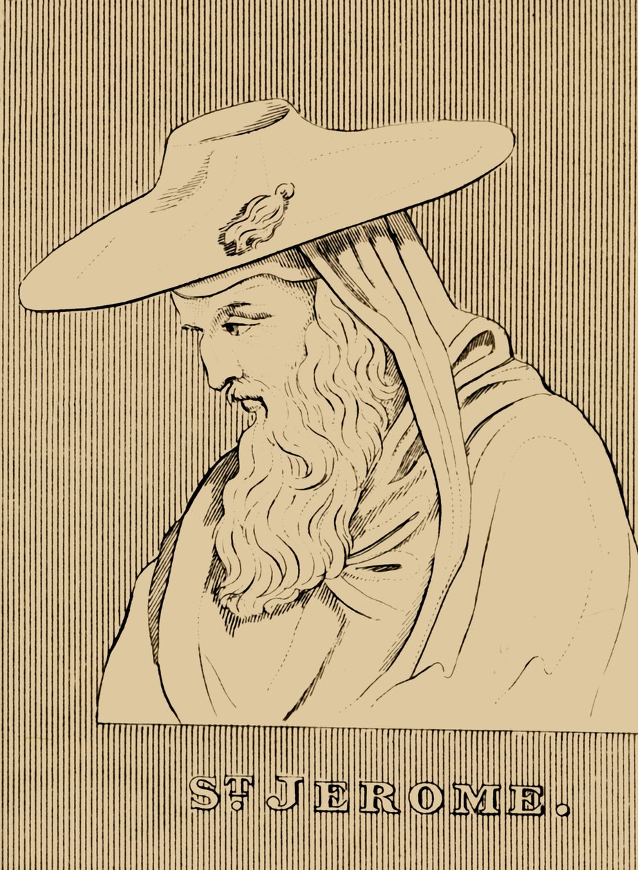 St. Hieronymus, c347-420, 1830. av Unbekannt