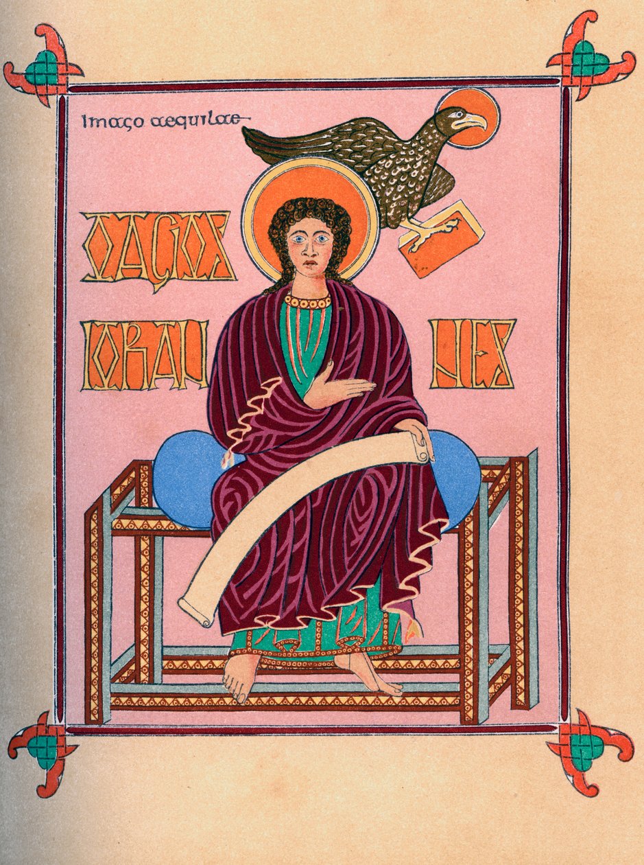 St John the Evangelist, 800-tallet 1892 av Unbekannt