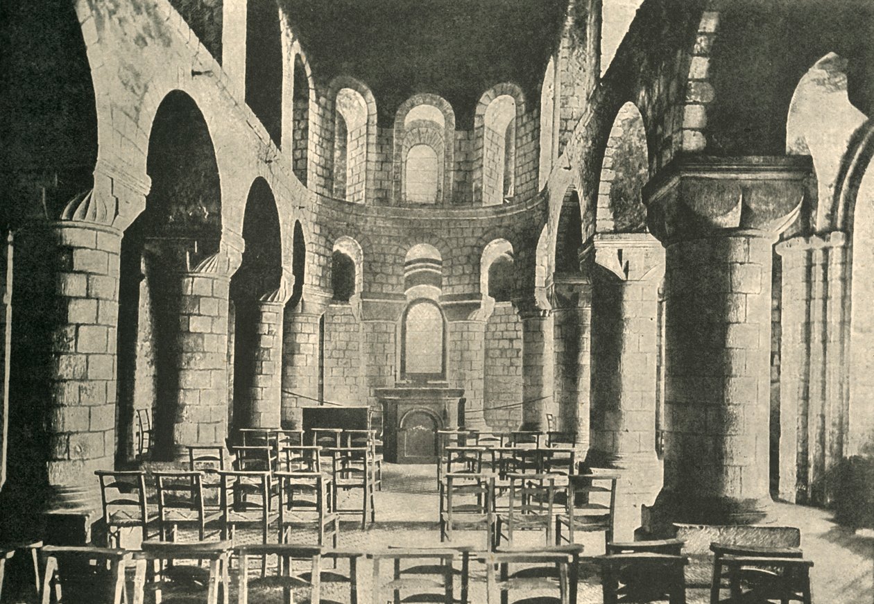 St. Johns Chapel, Tower of London, Norman Architecture, 1908 av Unbekannt
