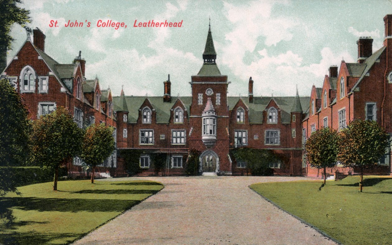 St Johns College, Leatherhead, Surrey, 1900-tallet av Unbekannt