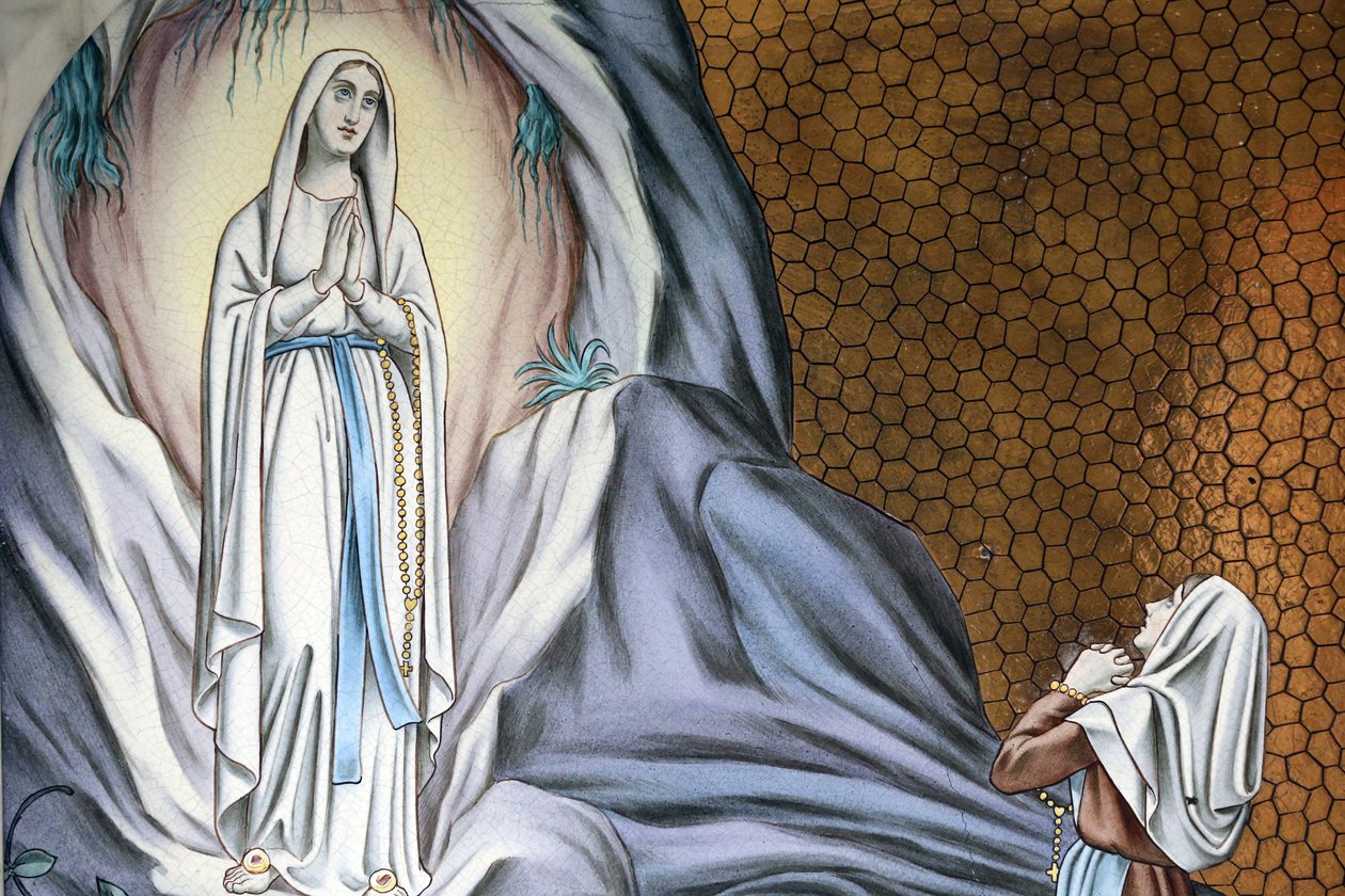 St Josephs kirke. Vår Frue av Lourdes. Singapore av Unbekannt