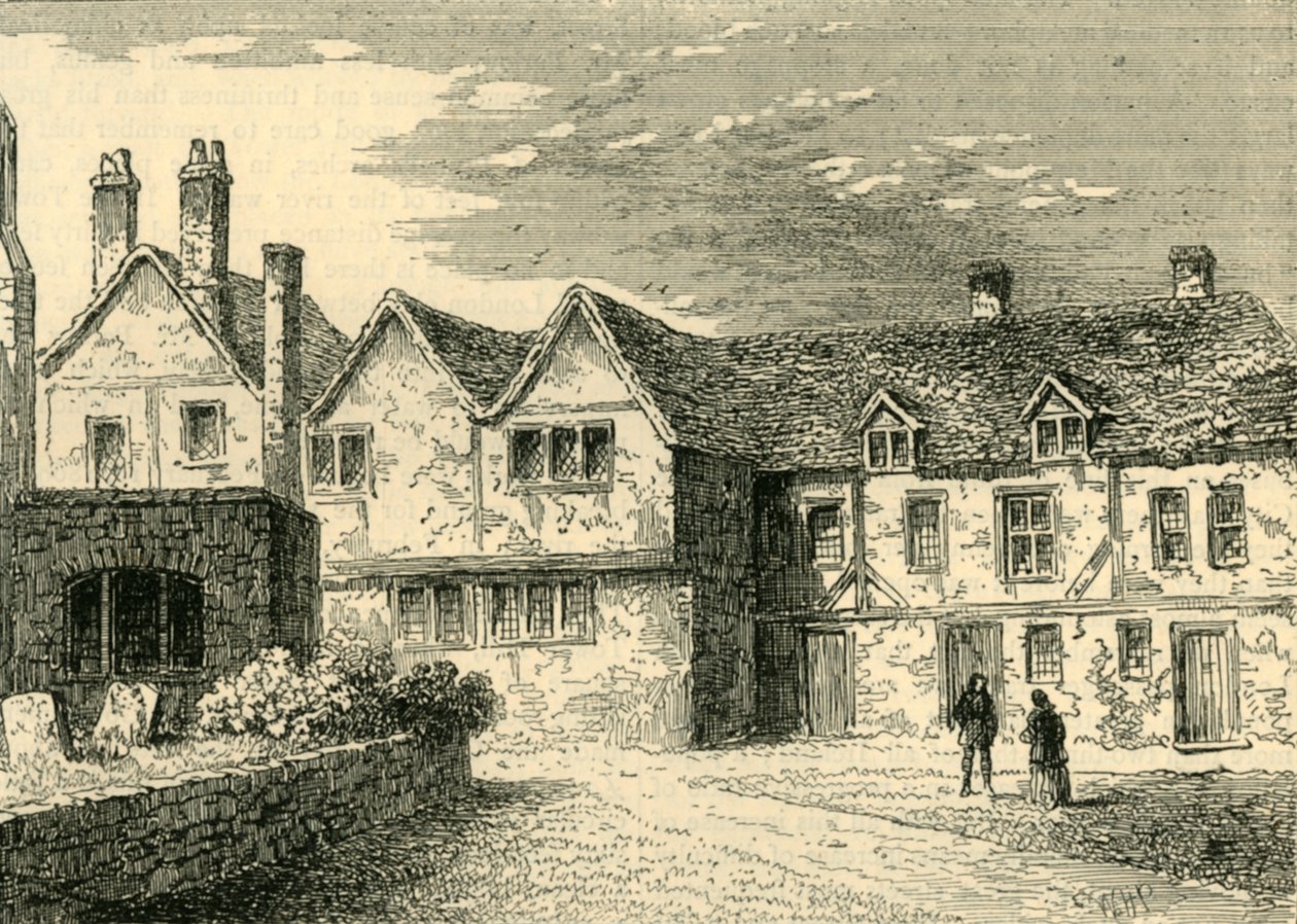 St. Katherines Hospital - The Brothers Houses i 1781, c1872. av Unbekannt