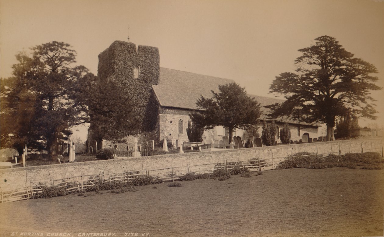 St. Martins kirke, Canterbury, 1929. av Unbekannt