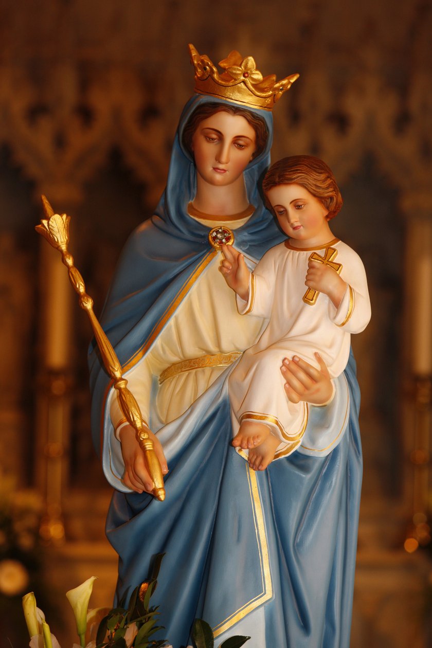 St Mary's Cathedral, Sydney Virgin Mary and Jesus, Sydney, Australia av Unbekannt